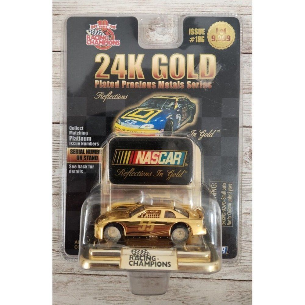 NASCAR 1999 Monte Carlo #55 RC 24K Gold Series Ltd Edition RUSTY WALLACE